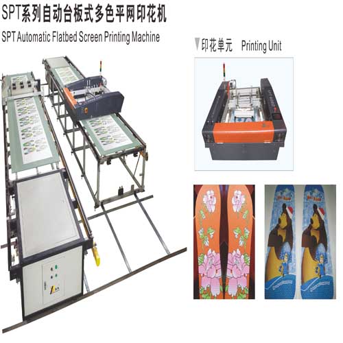 The new SPT series Automatic platen printing machine