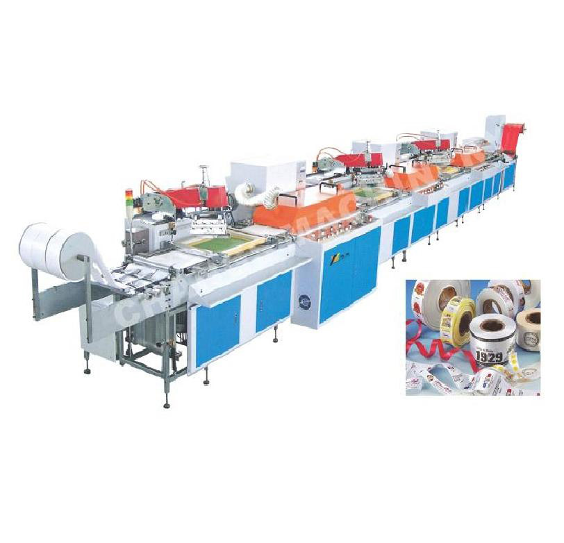 SPR Серия рулона на рулон Multi-Color автоматическая машина трафаретной печати