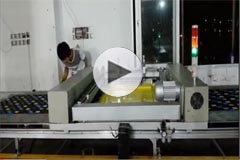 SPT automatic Flatbed  screen printing machine(Oxford Fabric for suitcase)