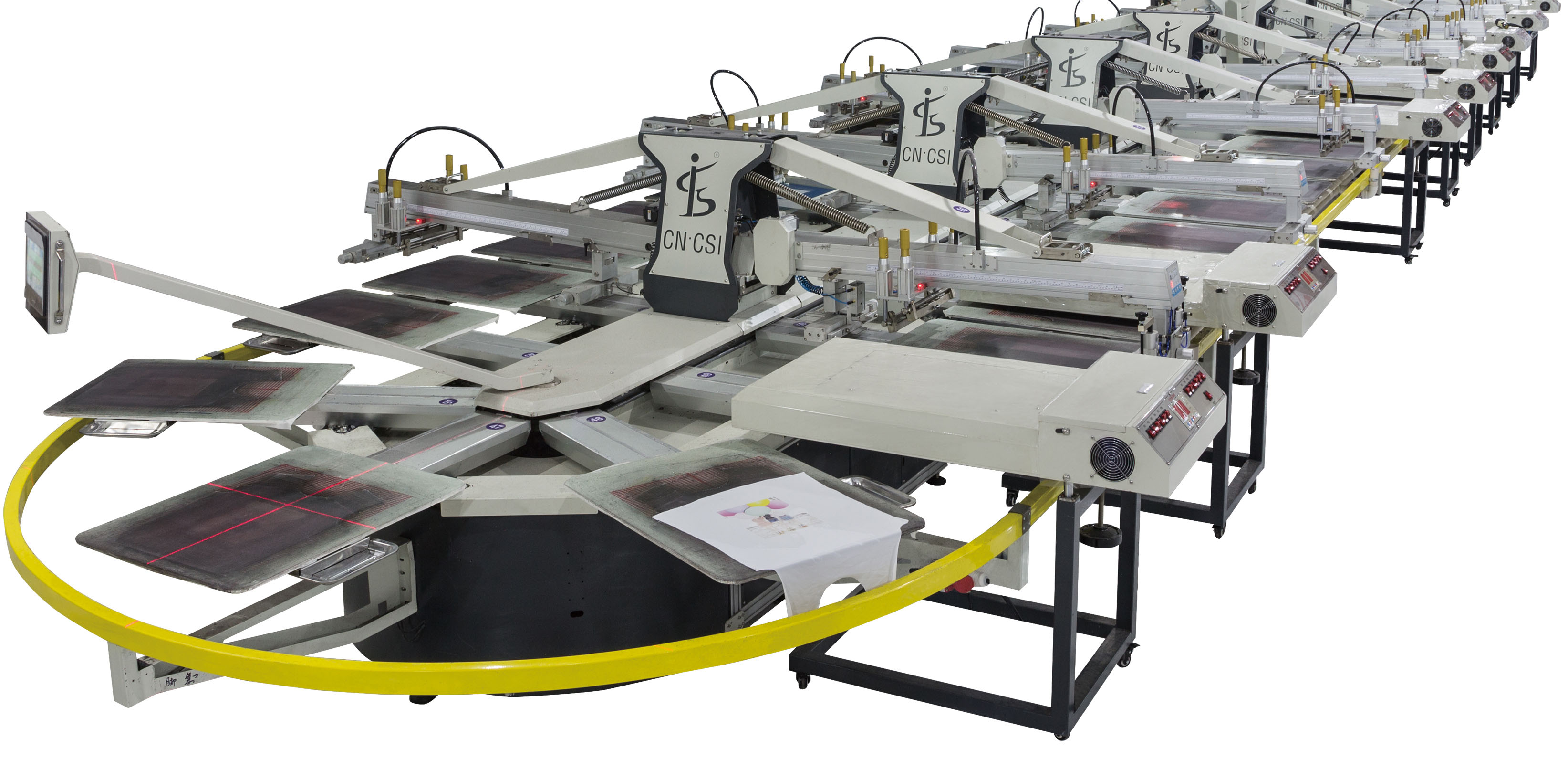 SPO Series Automatic Oval Type screen Printing machine