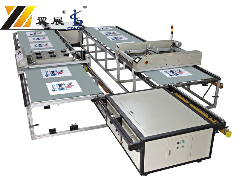 The new SPT series Automatic platen printing machine